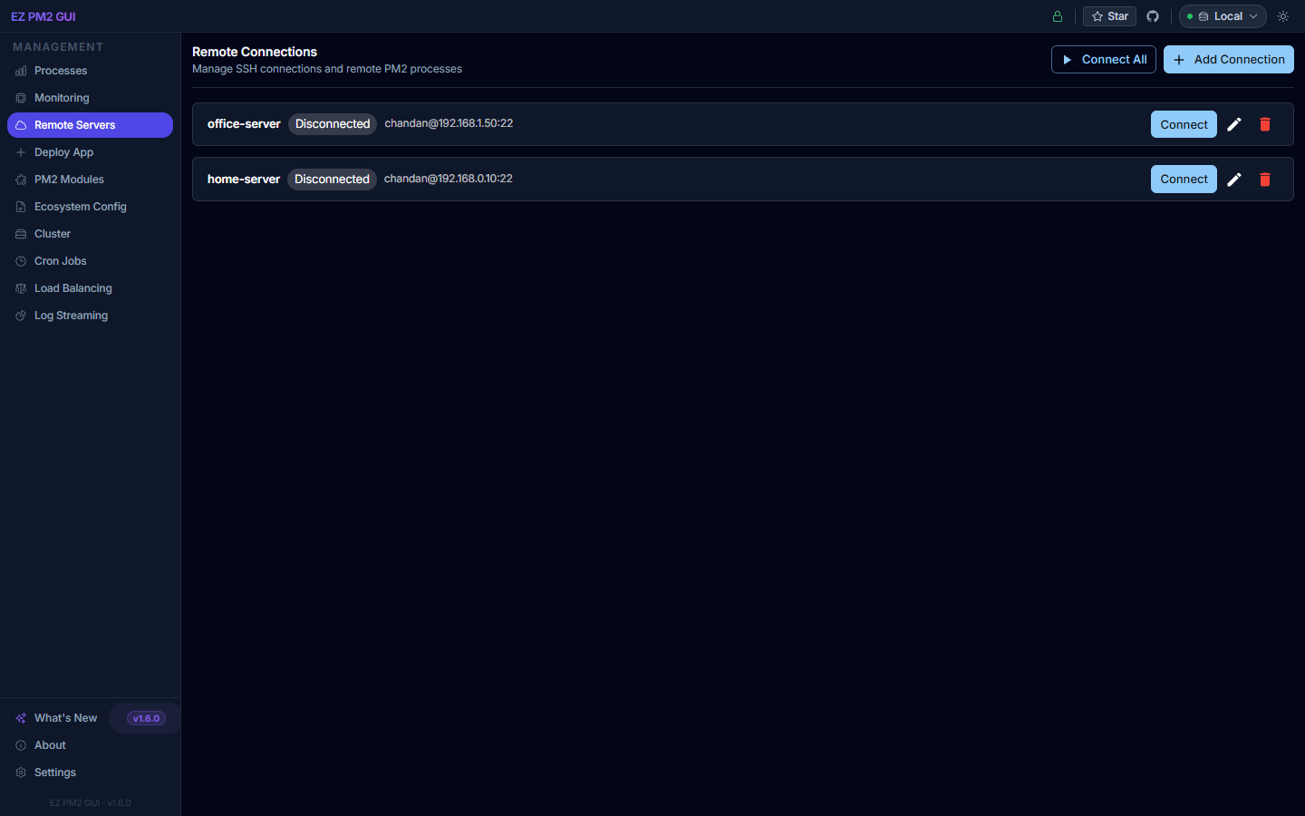 Remote Servers